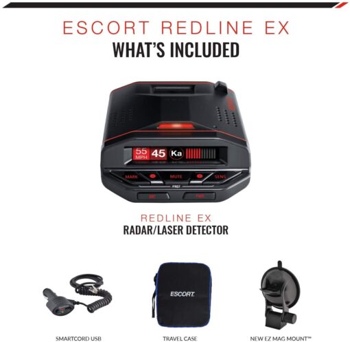 Escort Redline EX International Leveransomfattning