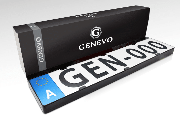 GENEVO FF Hållare för registreringsskylt